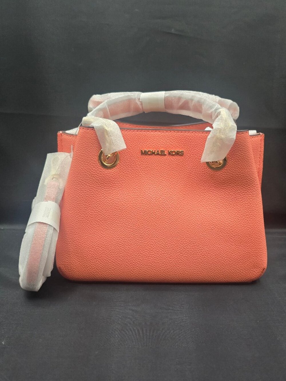Michael Kors Teagan Small Messenger Peach